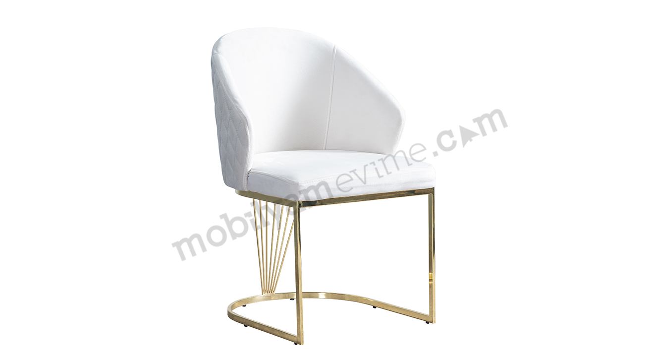 Miraç Gold Metal Ayaklı Sandalye
